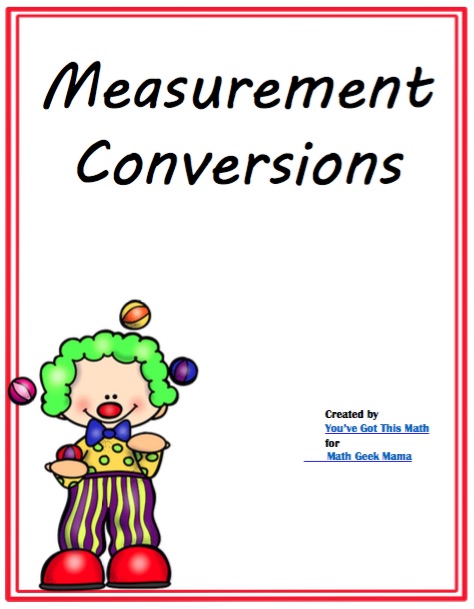As kids practice measurement conversions with tables, they will strengthen all sorts of math skills. Plus, they will see equivalent measurements and be able to use inverse operations. 