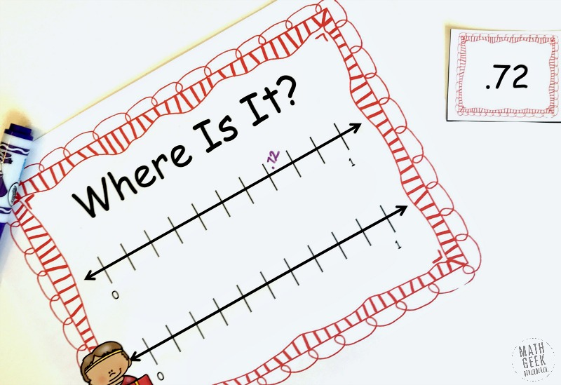 Practicing reading, ordering and comparing decimals? Grab this FREE Decimals on a Number Line Game! Similar to battleship, this will give kids practice with decimals in a fun, engaging way! 