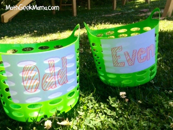 Even Odd Bean Bag Game