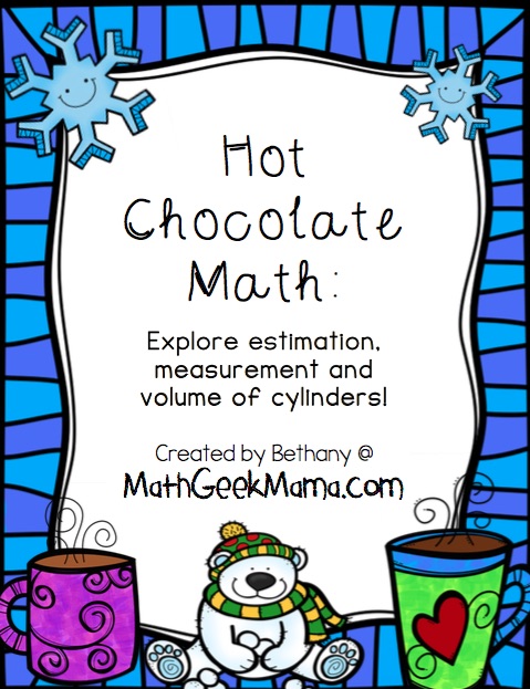 This fun, hands-on math lesson is prefect for a cold, snowy day! Help kids explore measurement, estimation and the volume of a cylinder!