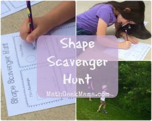 A great way to let kids get outside and explore, while learning about and discovering shapes in the world around us! 