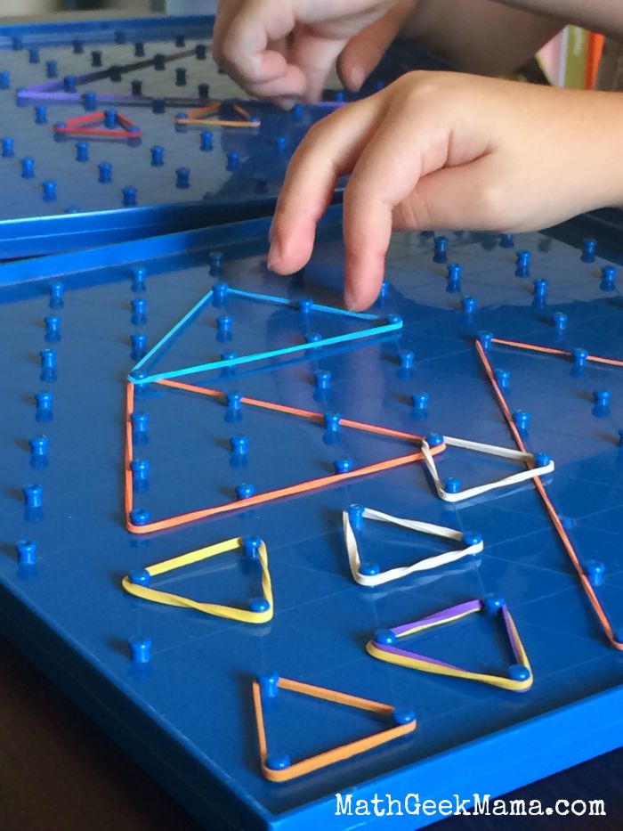 Such a fun investigation of triangles to use with the book "The Greedy Triangle!" Great for kids of all ages!
