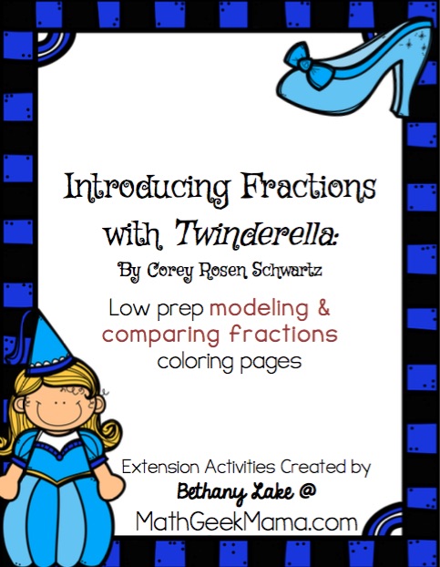 This new book is a super cute way to introduce kids to fractions! It's a fun twist on the classic tale that you will love to read again and again. Plus, grab a free set of fraction coloring pages to extend the learning and fun!